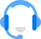Ícone de pessoa com headphone e microfone